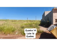 Terreno com 444,71m² no Residencial Quebec, Brodowski