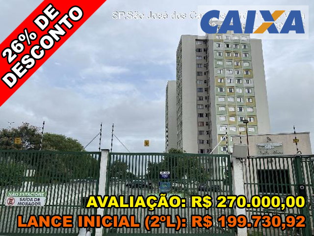 Apartamento 2 quartos 82m² com vaga em São José dos Campos