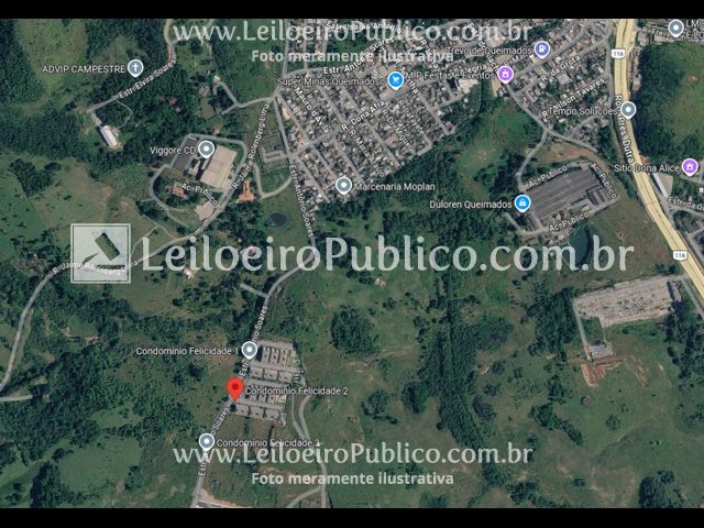 Apartamento com 2 Quartos e 1 Vaga em Queimados