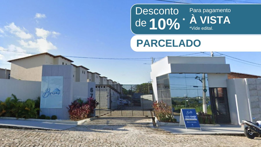 Casa com 2 quartos, 69,42m², ocupada, em condomínio