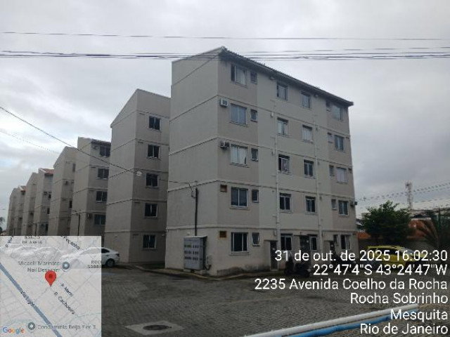 Apartamento com 2 quartos em Mesquita/RJ