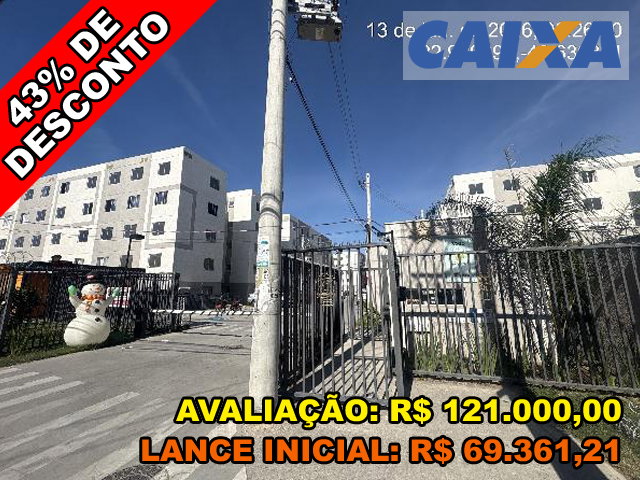 Apartamento 2 quartos, 60m², ideal investimento Rio de Janeiro