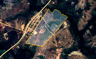 Sítio rural com 53,25 hectares, terreno amplo e vegetação natural