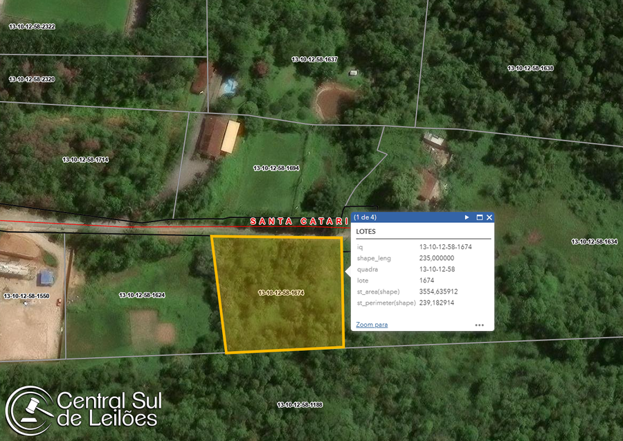 Terreno 2.552m² em Joinville