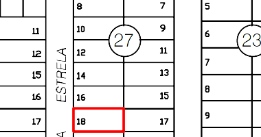 Edificação 2 pavimentos com prédio comercial e casa residencial
