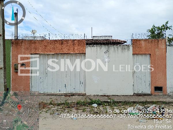 Casa 2 quartos, 1 banheiro, 54m² em Teixeira de Freitas/BA