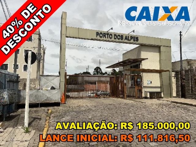 Apartamento 2 quartos em Caxias do Sul com vaga de garagem