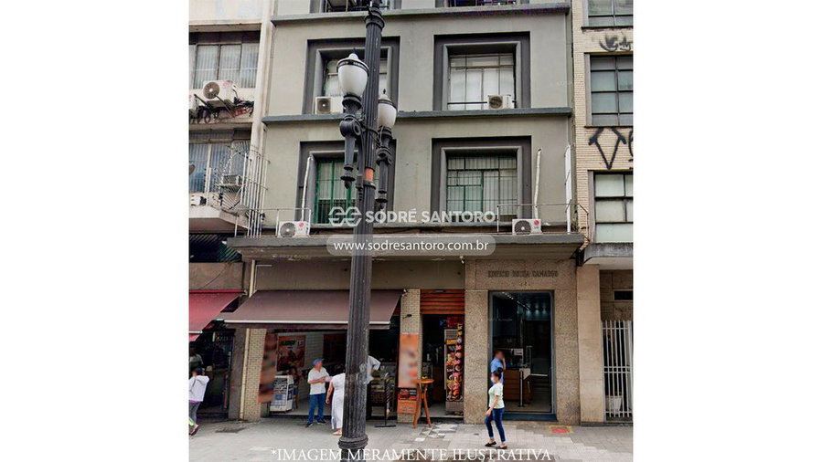 Conjunto comercial com 107 m² útil, no Edifício Rocha Camargo
