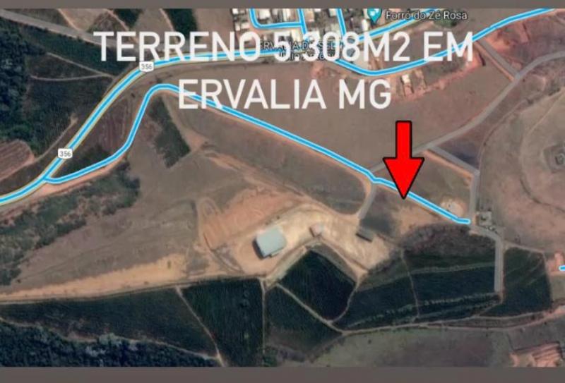 Terreno desocupado de 5.308m² em Ervália