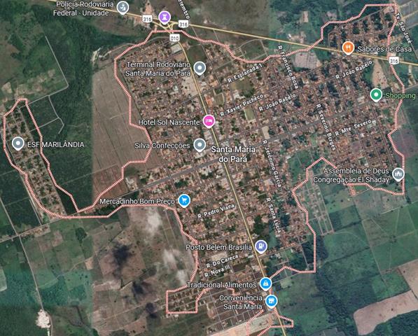 Casa com 60,86m² em Terreno de 151,20m² em Santa Maria do Pará