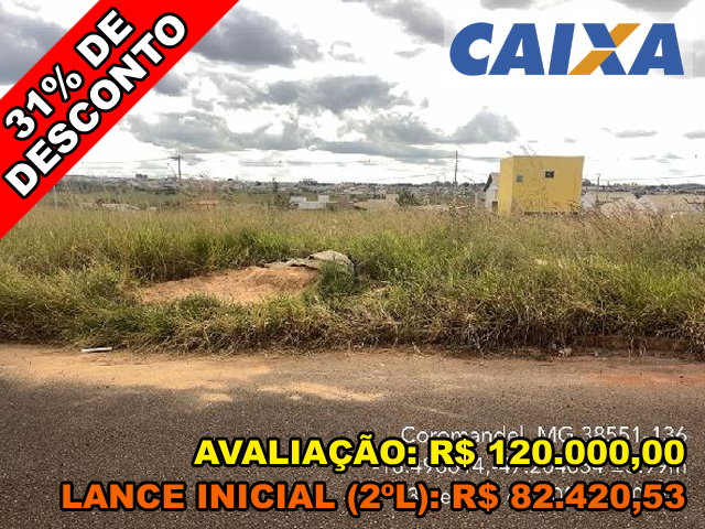 Terreno de 250m² em Coromandel/MG - Oportunidade