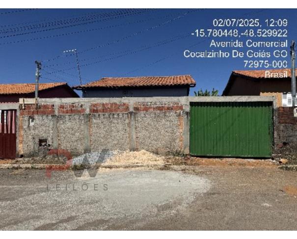 Casa em Cocalzinho de Goiás com 2 quartos e 51,71m² de área privativa