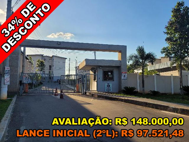 Apartamento 2 quartos, 1 banheiro, 1 vaga, 44.83m² privativos