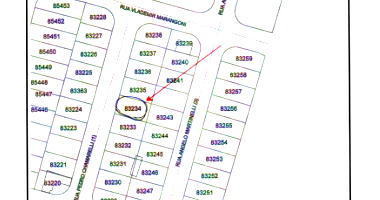 Terreno com 252m² em Penápolis/SP