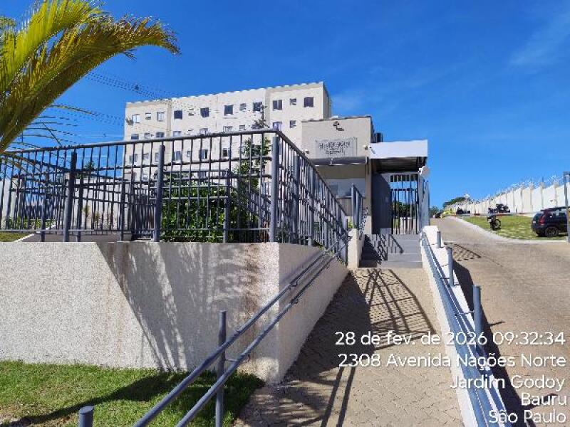 Apartamento 2 quartos, 39,3m² privativos, vaga de garagem - Bauru/SP