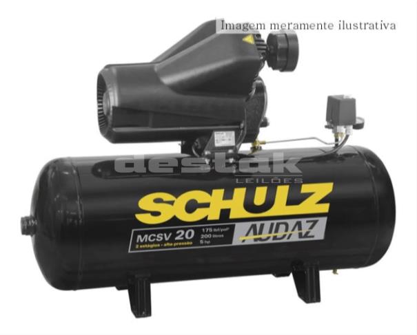 Compressor de Ar Schulz 20 cv com 5 pistões