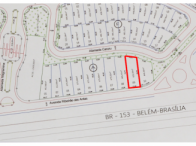Terreno de 626,39m² em condomínio fechado, murado, ideal para construção.