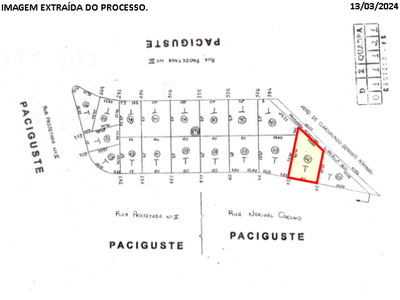 Terreno de 590,43m² em loteamento planejado