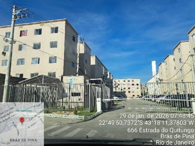 Apartamento com 2 quartos, 40m², Bras de Pina, RJ
