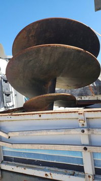 Trado de 120 cm para Tubulão
