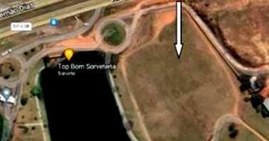 Terreno em Atibaia, Lote nº 1 da Quadra D, 7.668,22m², desocupado