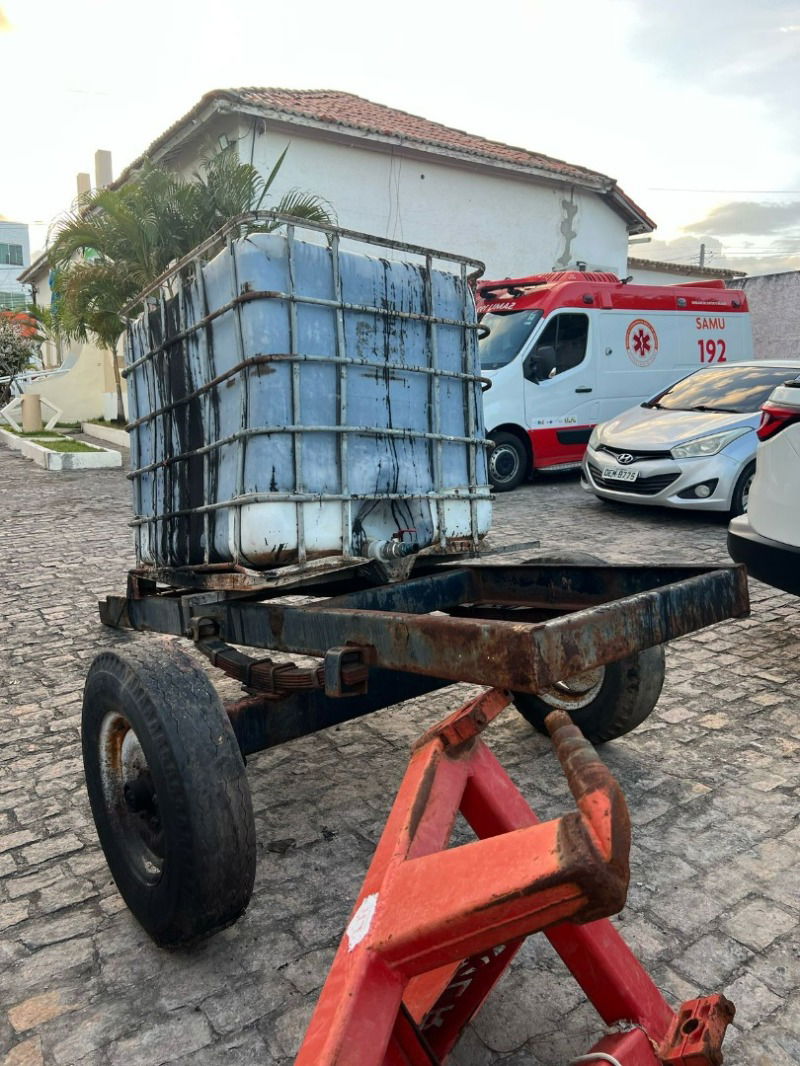 Carretinha de Ferro 02 Rodas - Ideal para Transporte