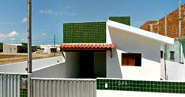 Casa 2 quartos 2 banheiros 60m² construída com 1 vaga