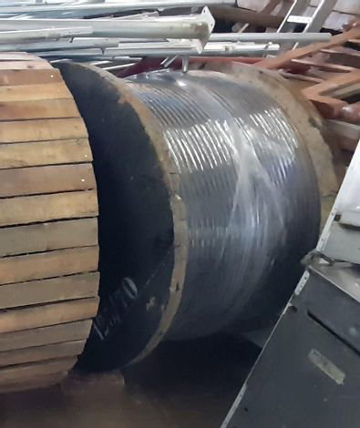 Cabo Alumiplex 240mm² com 1170m de comprimento