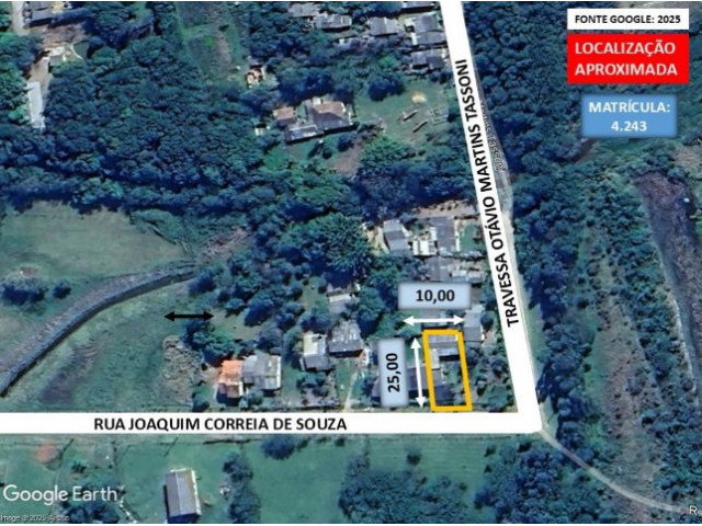 Terreno com 250m² em Arroio dos Ratos/RS