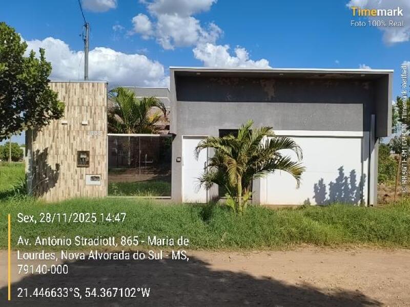 Casa em Nova Alvorada do Sul com 3 quartos