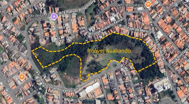 Gleba de terras com 47.301,15 m², não edificada, zona mista