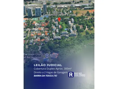 Cobertura Duplex 300m² com 2 Vagas - Barra da Tijuca/RJ
