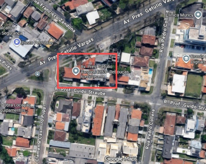 50% de Imóvel em Curitiba/PR com 495,50m² de Terreno
