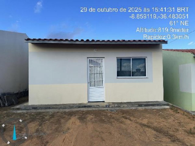 Casa com 2 quartos em Garanhuns/PE