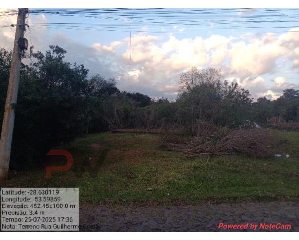 Terreno em Cruz Alta/RS com 633,6m²