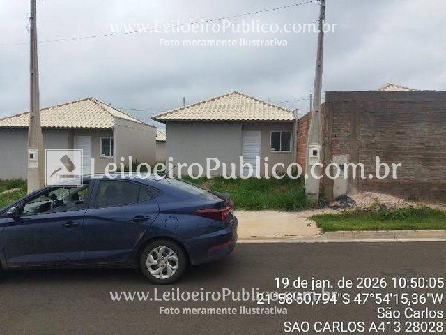 Casa 46m² em São Carlos com 2 quartos e vaga de garagem