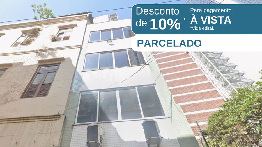 Prédio Comercial no Centro - RJ com 376m² e 76m² de terreno
