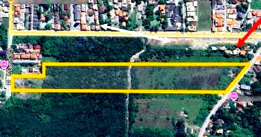 Terreno com 39.350,37m² em Florianópolis - Fração Ideal