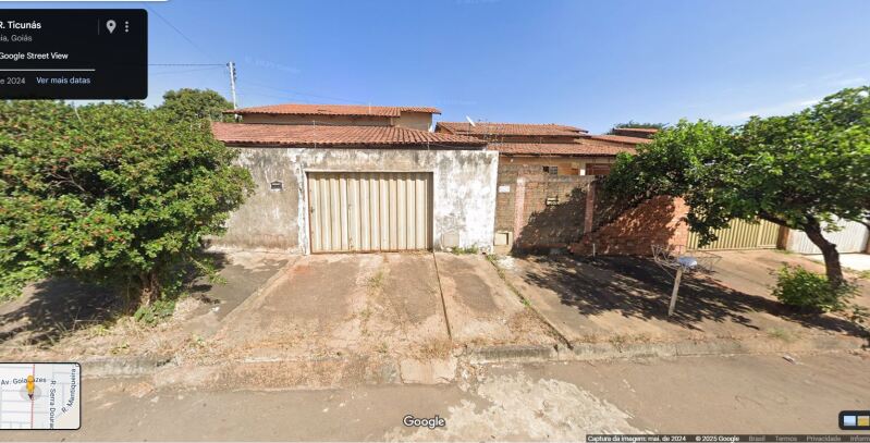 Terreno Urbano em Goiânia com Benfeitorias