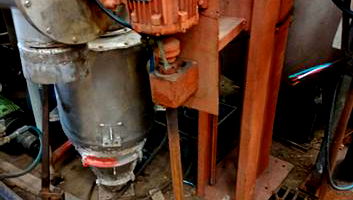 Dispersor Cowles de Coluna com Hélice em Aço Inox