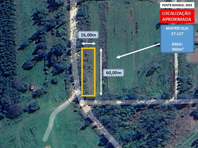 Terreno com 960m² em Eldorado do Sul/RS