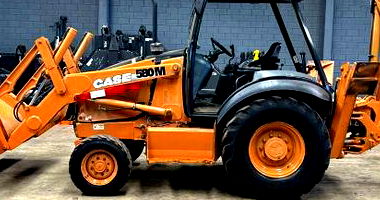 Retro Escavadeira Case 580M 4x2 Ano 2011