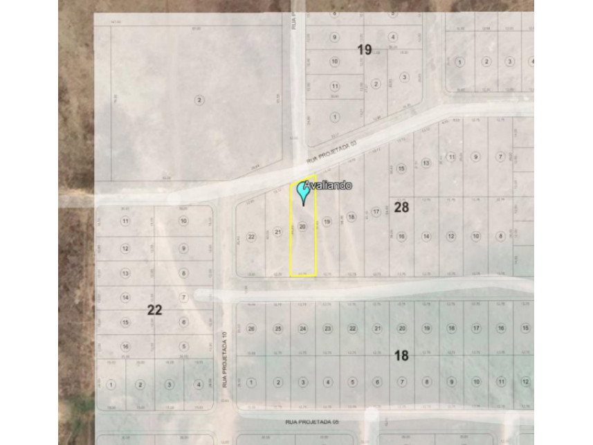 Terreno de 616,07m² em loteamento