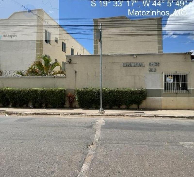 Apartamento com 2 quartos em Matozinhos/MG