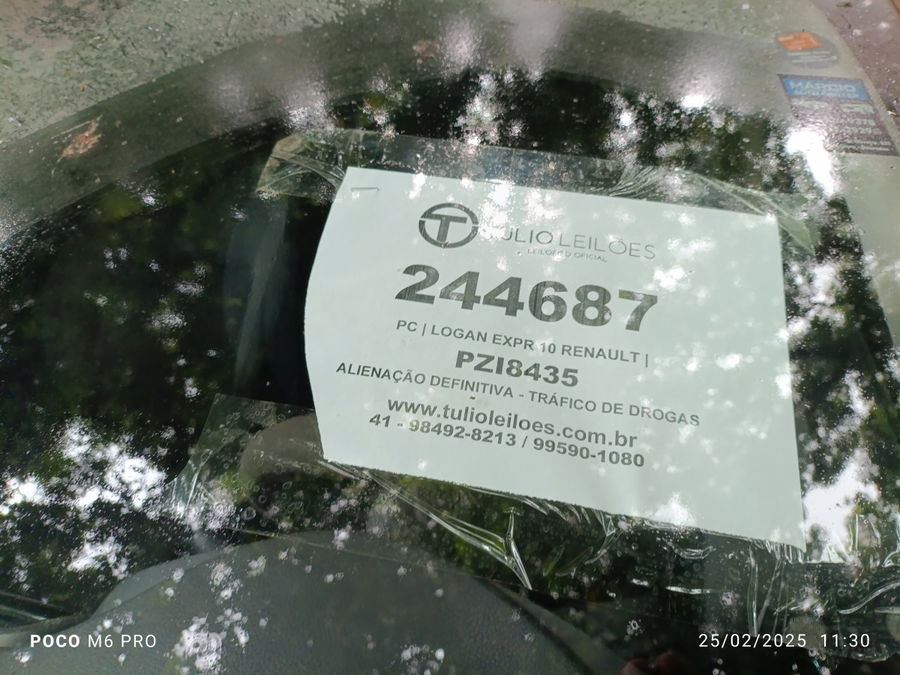 Renault Logan Expr 10 - Placa: PZI8435 - Ativo 244687