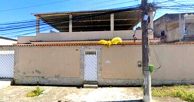 Casa Ocupada em Carmo, Queimados/RJ com 273.89m² de Área Construída