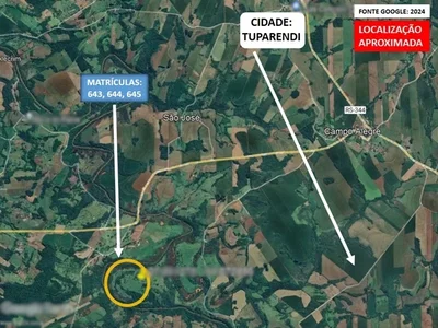 Chácara com 125.000m² às margens do Rio Santo Cristo
