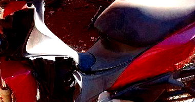 Honda Biz 110i 2020 Vermelha - Sucata com Motor Inservível