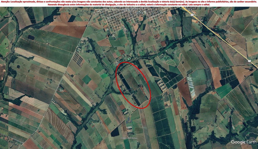 Terreno Rural de 3,63 alq. em Alto Paraná/PR
