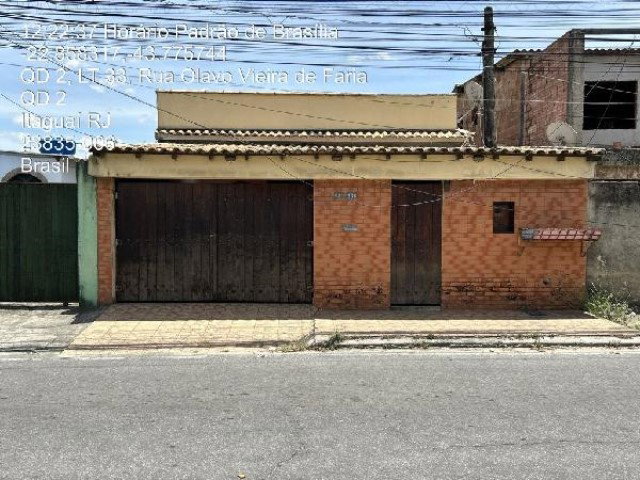 Casa com 2 quartos e 3 banheiros em Itaguaí/RJ